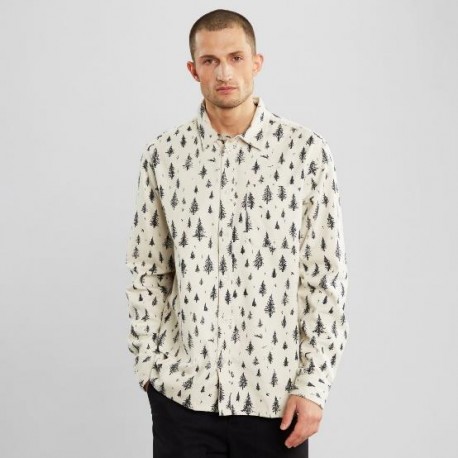 SHIRT DEDICATED RUTE PEN FOREST - WHITE