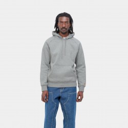 SUDADERA CARHARTT CHASE - GREY/GOLD