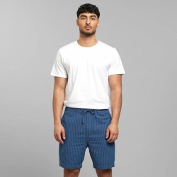 BERMUDA DEDICATED VEJLE WORK STRIPE - DARK BLUE