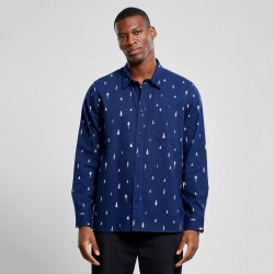 SHIRT DEDICATED RUTE DITSY TREES NAVY